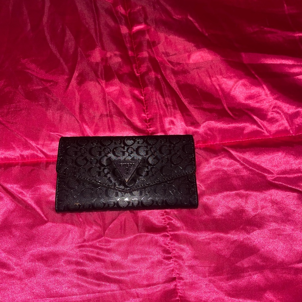 Guess Black Embossed Wallet